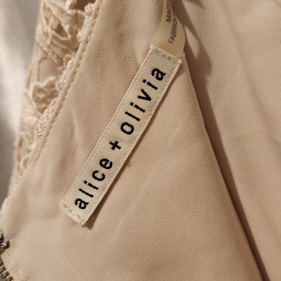 Alice & Olivia Cream Natural Jayce Mini Skirt - Picture 7 of 13